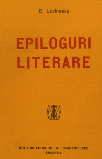E. Lovinescu - Epiloguri literare